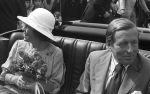 Middelbeers, Bladel, Steensel en Valkenswaard, 22 Augustus 1978
Bezoek Prinses Beatrix en Prins Claus aan de Kempen
Burgemeester v Zwieten Valkenswaard
Burgemeester Hen k Breeveld
100 jarige
Commissaris v d Koningin Jan v d Harten
Valkenier
Boeren dansengroep uit Bladel
