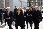 Amsterdam 15 april 2023
Herdenkingstdienst vooraf aan de begrafenis van Huub Oosterhuis in de Westertoren . Daarna gingen ze met de boot naar begraafplaats Zorgvlied. Prinses Mabel kwam met vriendin Willemijn Verloop