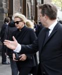 Amsterdam 15 april 2023
Herdenkingstdienst vooraf aan de begrafenis van Huub Oosterhuis in de Westertoren . Daarna gingen ze met de boot naar begraafplaats Zorgvlied. Prinses Mabel kwam met vriendin Willemijn Verloop