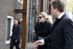 Amsterdam 15 april 2023
Herdenkingstdienst vooraf aan de begrafenis van Huub Oosterhuis in de Westertoren . Daarna gingen ze met de boot naar begraafplaats Zorgvlied. Prinses Mabel kwam met vriendin Willemijn Verloop