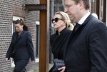 Amsterdam 15 april 2023
Herdenkingstdienst vooraf aan de begrafenis van Huub Oosterhuis in de Westertoren . Daarna gingen ze met de boot naar begraafplaats Zorgvlied. Prinses Mabel kwam met vriendin Willemijn Verloop