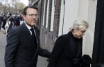 Amsterdam 15 april 2023
Herdenkingstdienst vooraf aan de begrafenis van Huub Oosterhuis in de Westertoren . Daarna gingen ze met de boot naar begraafplaats Zorgvlied. Prinses laurentien en Prins Constantijn