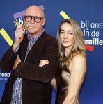 Amsterdam 15 maart 2024
Boekenbal in de stadschouwburg. Arjan Ederveen met een kennis