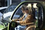 Amsterdam 6 maart 2024
Connie Witteman met haar groene Biro in Amsterdam zuid.