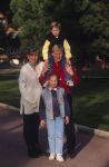Barcelona 20 Februari 1995
Ronald Koeman met zijn vrouw Bartina Koeman, Debbie Koeman en Tim Koeman