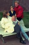 Barcelona 20 Februari 1995
Ronald Koeman met zijn vrouw Bartina Koeman, Debbie Koeman en Tim Koeman