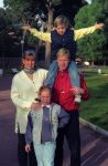 Barcelona 20 Februari 1995
Ronald Koeman met zijn vrouw Bartina Koeman, Debbie Koeman en Tim Koeman