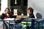 Amsterdam 15 september 2017
Derk Bolt drinkt kopje koffie met een vriendin bij de coffee company