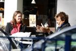 Amsterdam 15 september 2017
Derk Bolt drinkt kopje koffie met een vriendin bij de coffee company