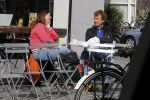 Amsterdam 15 september 2017
Derk Bolt drinkt kopje koffie met een vriendin bij de coffee company