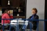 Amsterdam 15 september 2017
Derk Bolt drinkt kopje koffie met een vriendin bij de coffee company