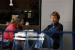 Amsterdam 15 september 2017
Derk Bolt drinkt kopje koffie met een vriendin bij de coffee company