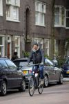 Amsterdam 22 april 2016
Derk Bolt op de fiets in Amsterdam.