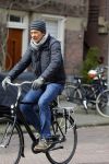 Amsterdam 22 april 2016
Derk Bolt op de fiets in Amsterdam.
