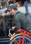 Amsterdam 26 mei 2015   
Derk Bolt op de fiets in amsterdam zuid