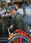 Amsterdam 26 mei 2015   
Derk Bolt op de fiets in amsterdam zuid