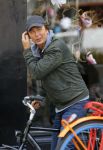 Amsterdam 26 mei 2015   
Derk Bolt op de fiets in amsterdam zuid