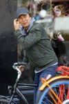Amsterdam 26 mei 2015   
Derk Bolt op de fiets in amsterdam zuid