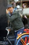 Amsterdam 26 mei 2015   
Derk Bolt op de fiets in amsterdam zuid