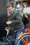 Amsterdam 26 mei 2015   
Derk Bolt op de fiets in amsterdam zuid