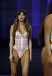 Amsterdam 5 maart 2024
Modeshow Hunkemoller in de westergasfabriek . Oa Loiza lamers loopt mee. Georgia Steel