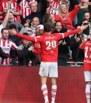 Eindhoven, 3 maart 2024 PSV-Feyenoord, eindstand 2-2 
Kompetitie Seizoen 2023-2024
Guus Til heeft 2-2 gescoord