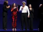 Amsterdam 14 maart 2024
Presentatie nieuwe show Hans Klok in Carre . Katja Schuurman doet presentatie. Jenily Wagenmakers (links), Zarina Potapova en Bo Yael Ufkes