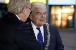 Den Haag 13 maart 2024
Uitreiking Prins Friso prijs op universiteit van Den Haag . Aanwezig burgemeester Jan v Zanen Prinses Beatrix Prinses Mabel en haar moeder.