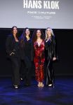 Amsterdam 14 maart 2024
Presentatie nieuwe show Hans Klok in Carre . Katja Schuurman doet presentatie. V.l.n.r. Jenily Wagenmakers  Zarina Potapova Katja Schuurman en Bo Yael Ufkes