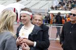 Amsterdam 16 maart 2024
Radio 538 run tbv het Prinses Maxima Centrum in het Olympisch stadion. Oa aanwezig 
Jeroen v Veen met vader Bas Smit