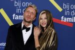 Amsterdam 15 maart 2024
Boekenbal in de stadschouwburg.  Joshua Nolet en zijn vrouw Caroline Beerkens