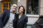 Amsterdam 23 maart 2024
Kristina Bozilovic met haar man Tamer op straat in Amsterdam zuid.