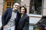 Amsterdam 23 maart 2024
Kristina Bozilovic met haar man Tamer op straat in Amsterdam zuid.