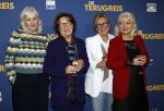 Rotterdam 13 maart 2024
Premiere de terugreis met oa Martin v Waardenberg en Leny Breederveld. Lenie Breederveld met Beppie Melissen  Joike Tjalsma en Raymonde de Kuyper