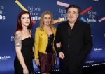 Amsterdam 15 maart 2024
Boekenbal in de stadschouwburg.  Leon de Winter met partner Jessica Durlacher en dochter