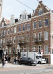 Amsterdam 19 maart 2024
Lieke v Lexmond gaat verhuizen . De verhuiswagens staan voor de deur in Amsterdam zuid.
