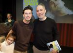 Amsterdam 27 maart 2024
Boekpresentatie Nino Wilkes in boom boom Chicago. Nino Wilkes met zusje Jade en zijn vader Michael Wilkes