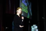 Amsterdam 27 maart 2024
Boekpresentatie Nino Wilkes in boom boom Chicago. Uitgeefster Nino Wilkes