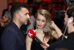 Amsterdam 15 maart 2024
Boekenbal in de stadschouwburg. Ozcan Akyol  en partner Anna van den Breemer (Eus)