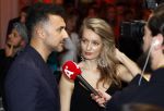 Amsterdam 15 maart 2024
Boekenbal in de stadschouwburg. Ozcan Akyol  en partner Anna van den Breemer (Eus)