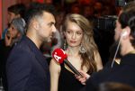 Amsterdam 15 maart 2024
Boekenbal in de stadschouwburg. Ozcan Akyol  en partner Anna van den Breemer (Eus)