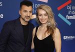 Amsterdam 15 maart 2024
Boekenbal in de stadschouwburg. Ozcan Akyol  en partner Anna van den Breemer (Eus)