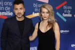 Amsterdam 15 maart 2024
Boekenbal in de stadschouwburg. Ozcan Akyol  en partner Anna van den Breemer (Eus)