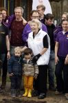 Utrecht 15 maart 2024
 Prinses Beatrix doet vrijwilligerswerk in een stadsboerderij tijdens de twintigste editie van NLdoet, de grootste vrijwilligersactie van Nederland