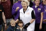 Utrecht 15 maart 2024
 Prinses Beatrix doet vrijwilligerswerk in een stadsboerderij tijdens de twintigste editie van NLdoet, de grootste vrijwilligersactie van Nederland
