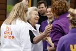 Utrecht 15 maart 2024
 Prinses Beatrix doet vrijwilligerswerk in een stadsboerderij tijdens de twintigste editie van NLdoet, de grootste vrijwilligersactie van Nederland