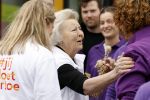 Utrecht 15 maart 2024
 Prinses Beatrix doet vrijwilligerswerk in een stadsboerderij tijdens de twintigste editie van NLdoet, de grootste vrijwilligersactie van Nederland