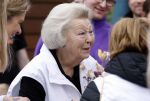Utrecht 15 maart 2024
 Prinses Beatrix doet vrijwilligerswerk in een stadsboerderij tijdens de twintigste editie van NLdoet, de grootste vrijwilligersactie van Nederland