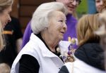 Utrecht 15 maart 2024
 Prinses Beatrix doet vrijwilligerswerk in een stadsboerderij tijdens de twintigste editie van NLdoet, de grootste vrijwilligersactie van Nederland