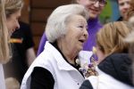 Utrecht 15 maart 2024
 Prinses Beatrix doet vrijwilligerswerk in een stadsboerderij tijdens de twintigste editie van NLdoet, de grootste vrijwilligersactie van Nederland